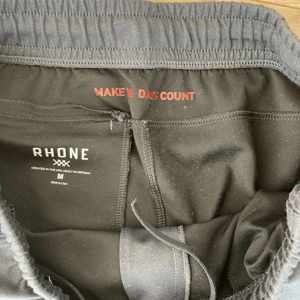 RHONE Mens Spar Jogger Black Heather - Medium